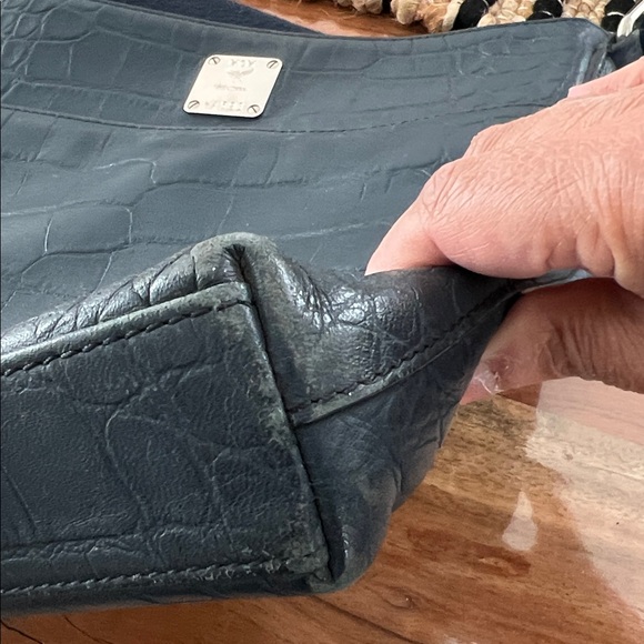 MCM Blue leather Bag - Picture 4 of 11